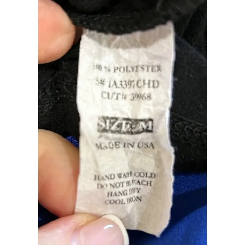 Green Envelope Royal Blue Black Color Block Layered Tank Top - Picture 9 of 9